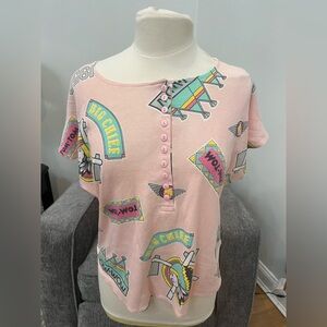 Vintage Topson Downs Big Chief Native American T-shirt Size large‎